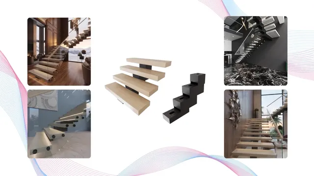 ZigZag ARC floating stair beam configuration in Miami